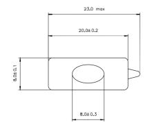 High Accuracy 8*20mm 5min/2mm 30"/2mm Level Bubble Vial Glass Cylinder Bubble Level