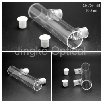 Cylindrical cuvettes with stopper