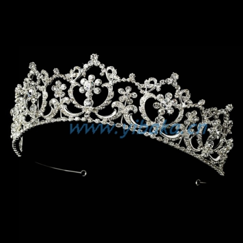 Crystal Floral Bridal Tiara hair accessories hair crown girl\'s crown chirstmas gift FC800398