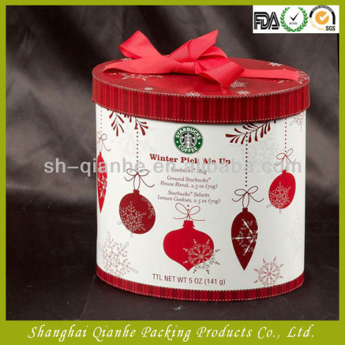 Round cardboard packaging boxes,cylinder paper box