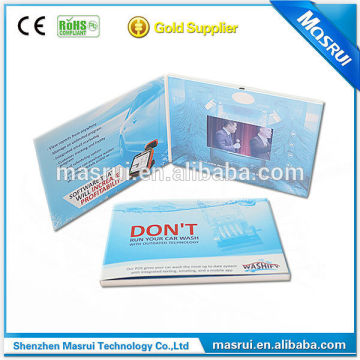 OEM Video booklet made in China