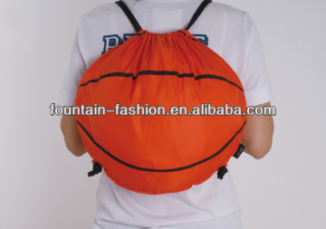 basketball style straw string backpack