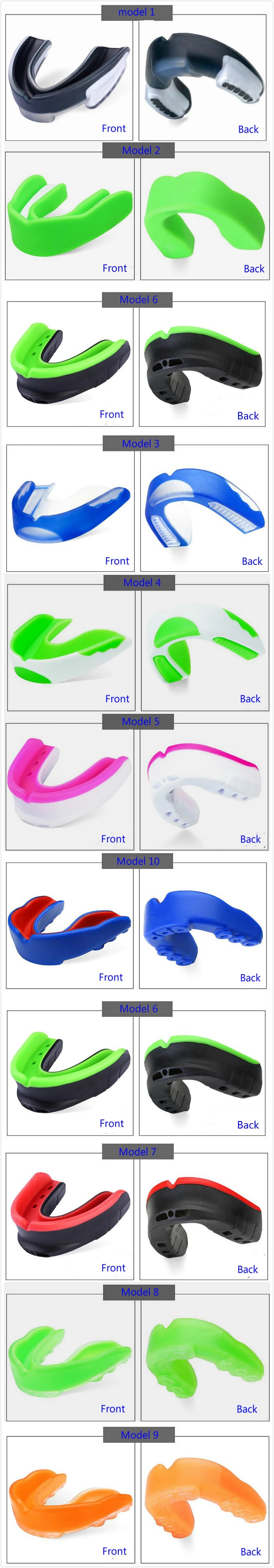 2020 Badboy White  black mouth guard for Boxing MMA