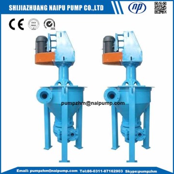 Vertical slurry pump for flotation froth slurry