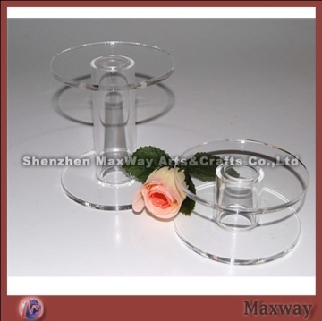 2 Tier Round Clear Acrylic Cake Rack Holder
