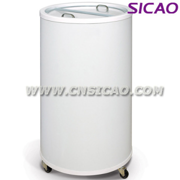 Beverage round cooler