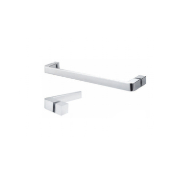 Glass door and wooden door shower room handle