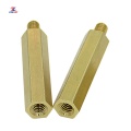 Customized Long hex brass coupling