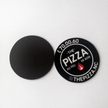 Custom round shaped magnet bumper sticker