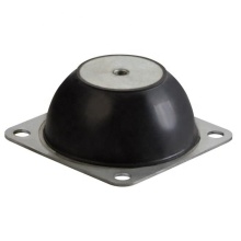 Square Flanged Rubber Mounts for Compression Molding Vibration Isolation