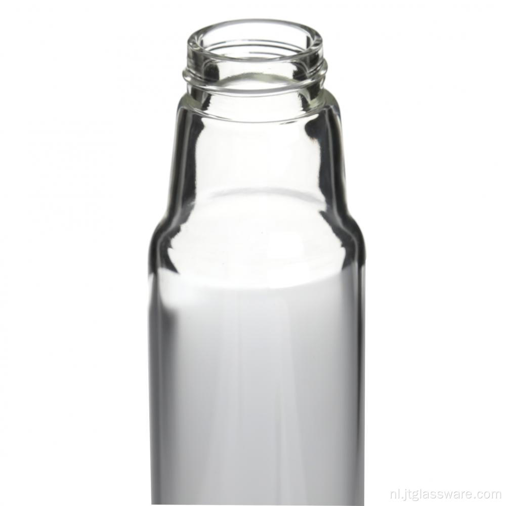 Glazen fles van 550 ml met zetgroep