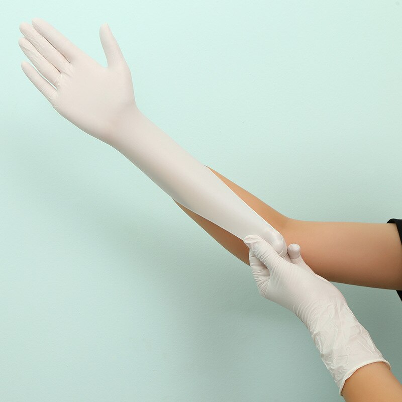 Examination White LaTex Gloves Medical Disposable