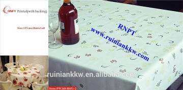 RNPT Printed Table Cloth ----Hot sales PVC Table Cloth