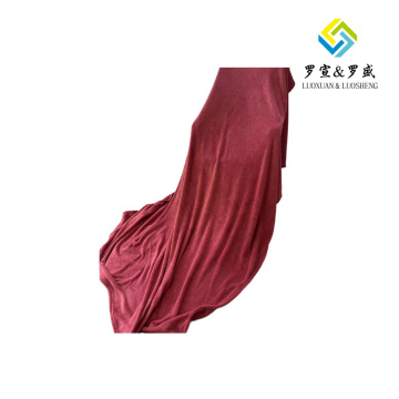 Red wine colored flannel blanket