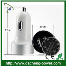 car cassette adapter for usb 5V 3.1A with 2usb output