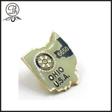 Epoxy dome coating pin badge