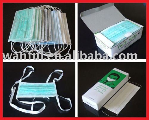 Disposable Nonwoven 3ply face mask