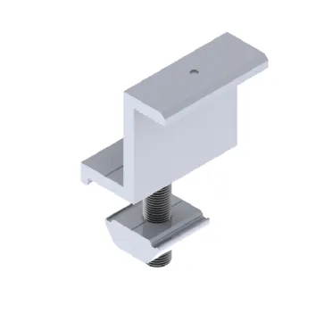 Mid Clamp and End Clamp PV Solar Panels for Ground, Roof, and Carport Installations