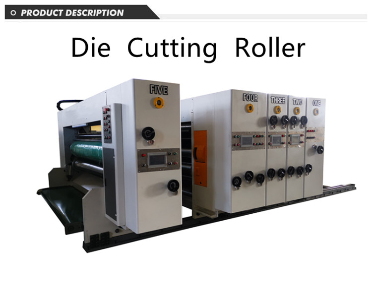 Automatic clapboard Die Cutting And Creasing Roller Machine carton box factory