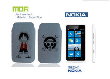 Logo Laser Customized Super Fiber Protective Nokia Phone Pouches For Samsung, Sony,  Htc