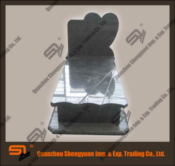 polish nature granite stone tombstone design