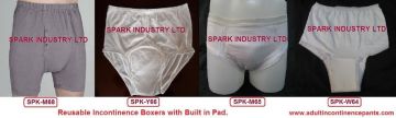 Washable Male And Female Incontinence Briefs / Boxers / Pants