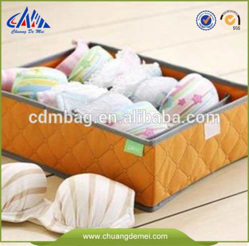 2014 Non-woven clear storage box undergarment non woven box foldable custom makeup and tool outdoor and slide storage box