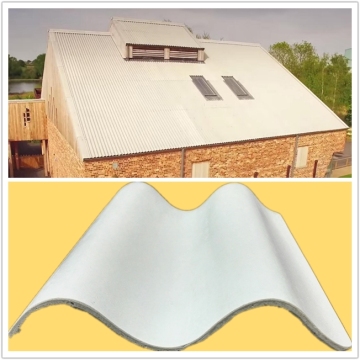 Non-asbestos Glazed Magnesium Oxide Roofing Tile