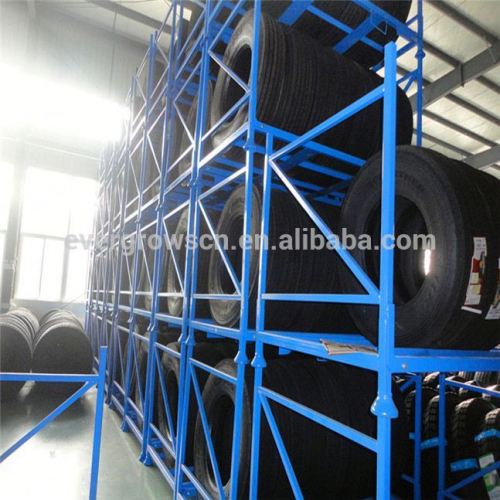 Collapsible And Stackable Bus Tires Storage Rack