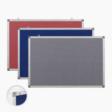 Standard Size Fabric Cloth Pin Boards for School, Classroom, and Office Notice Boards