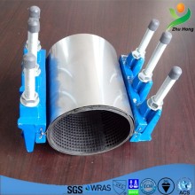 ZR-2 pipe fitting connector repair clamp/Stainless Steel Reapir Clamp with Female Outlet/ Customized Pipe Reapir Clamp