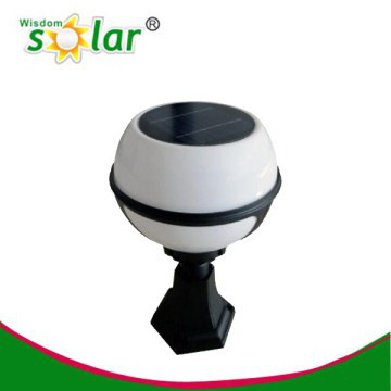 2014 hot sale solar lighting for garden with pMMA lampshade