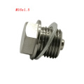 M16×1.5 CNC machining magnetic drain plug fitting