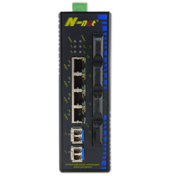 Industrial fast hybrid POE switch