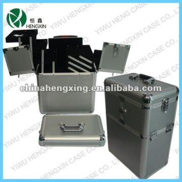 aluminum make up trolley case,aluminum trolley cosmetic case