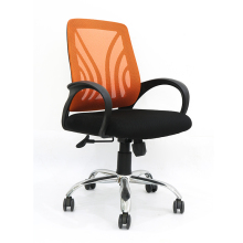 Hot Selling Height Adjustable Meeting Room Office Chair with Mesh Back and Fixed Handrail