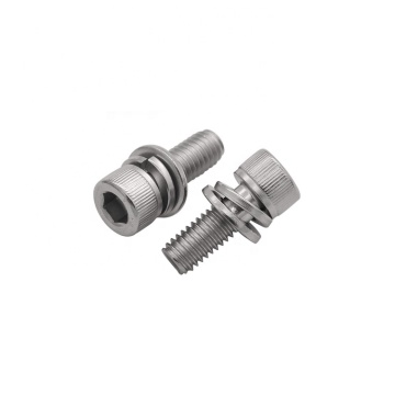 Sekrup Kepala Hex Socket Stainless Steel Dengan Mesin Cuci