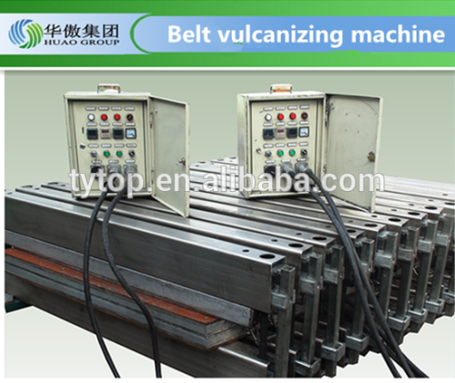 Hot vulcanizing press machine for conveyor belt splicing