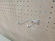 4" Double Arm Straight Peg Hooks