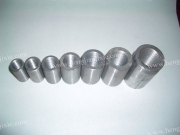 Steel bar straight-thread connecting sleeve