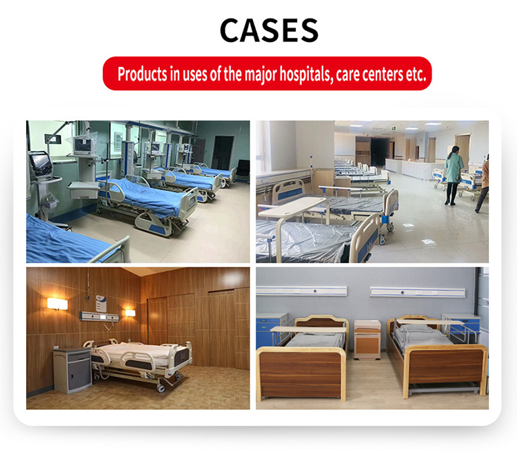 Hot sales 2 Crank Medical Bed 2 Function Hospital Bed Nursing Bed