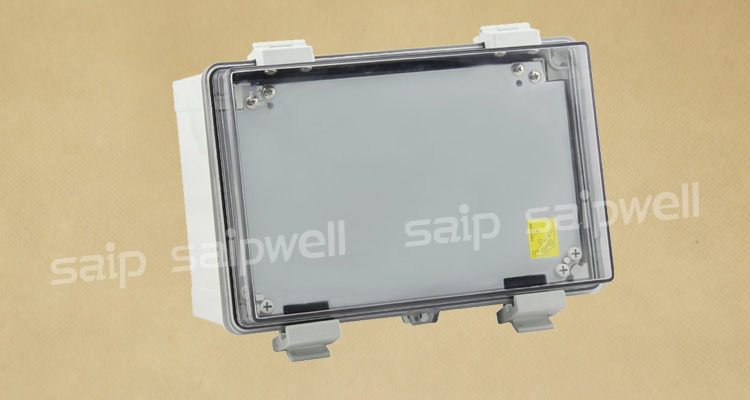 SAIPWELL 300X200X160MM WATERPROOF BOX WITH BREAKER AND RELAY RADIATION PROOF PLASTIC BOX