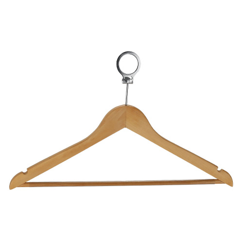 Round Head Closet Clothes Wood Hangers for Cloths