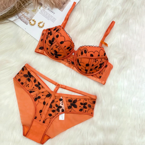 En stock Push Up rembourré Hot Sexy Girl Wead Bra Set