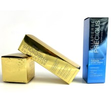 Folding soft silver card paper box for cosmetic