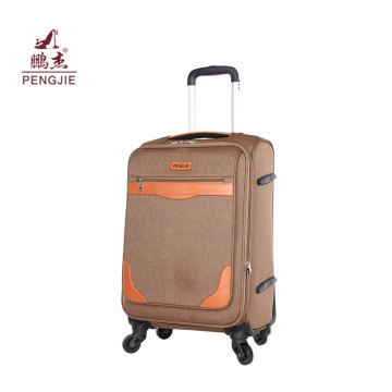 Fashion fabric 210D Lining EVA Soft Luggage Set