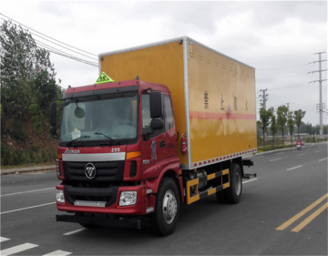 Foton brand 8.5 ton explosive material transport vehicle dangerous cargo van