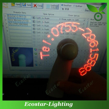 Mini programmable LED message fan manufacturer