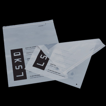 Biodegradable zip lock bag for clothing