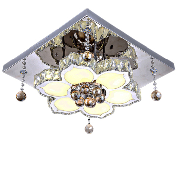 chandeliers flower light chrome led lighting fixtures